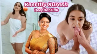 Keerthi Suresh Naked in bathroom Hot Pussy Fucking On Bed