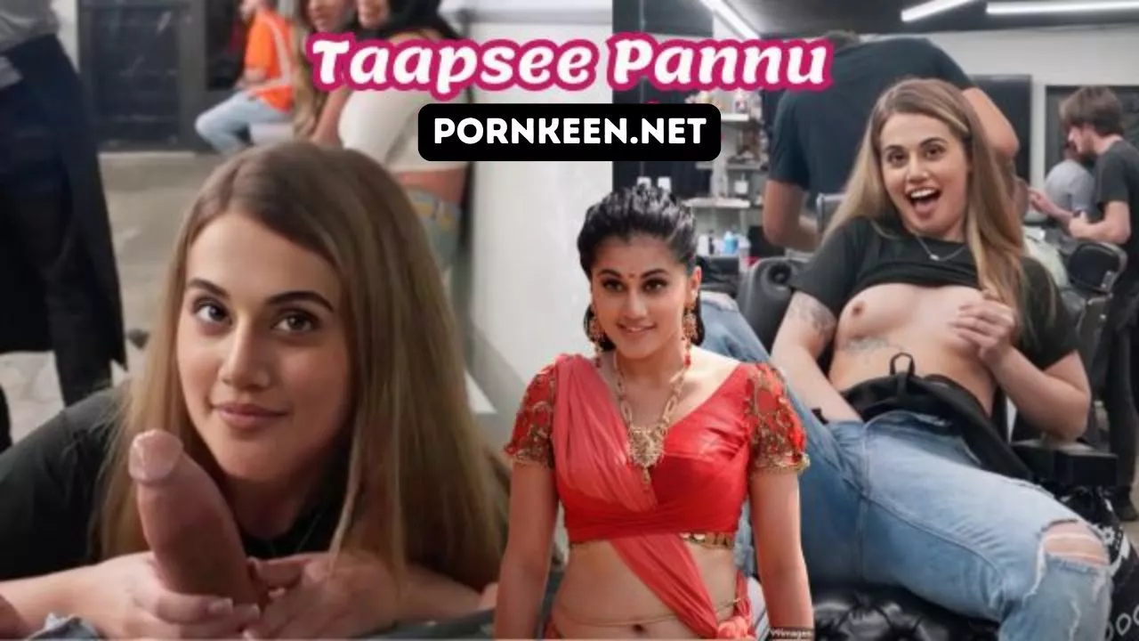 Taapsee Pannu Sucking Dick in Saloon Hardcore Pussy Sex AI