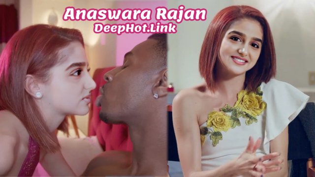 Anaswara Rajan Lip Kiss Black Photographer Bold Shoot Bra