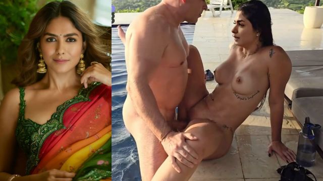 Mrunal Thakur Topless Dengu Sexy Shower Nude Fake