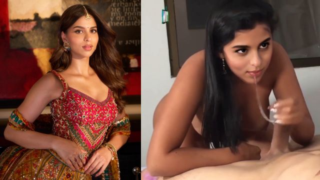 Suhana Khan Hot Peek Topless Chudai In Fake Tape Video